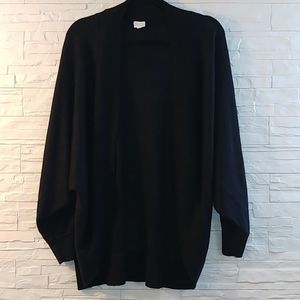 Black Batwing Open Cardigan